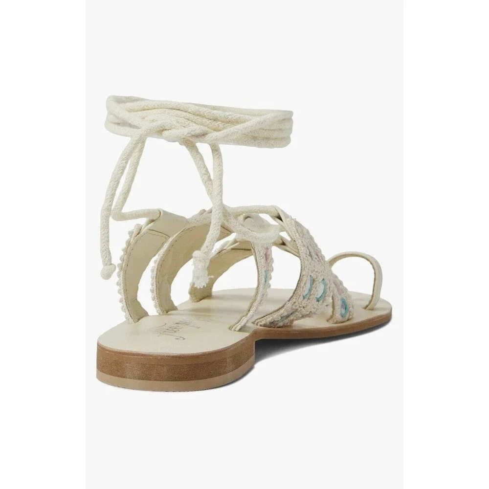 FREE‎ PEOPLE Women’s Mantra Mirror Sandals / Natural Size US 8 /EU38.5 New